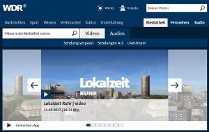 Screenshot WDR "Lokalzeit Ruhr"