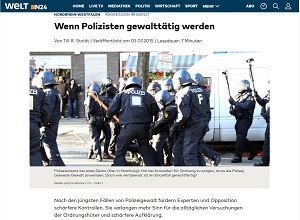 Screenshot - Artikel in der WELT vom 05.07.2015